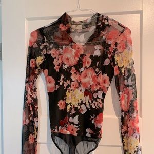 Floral Lulus Women’s Bodysuit - brand new with tags!